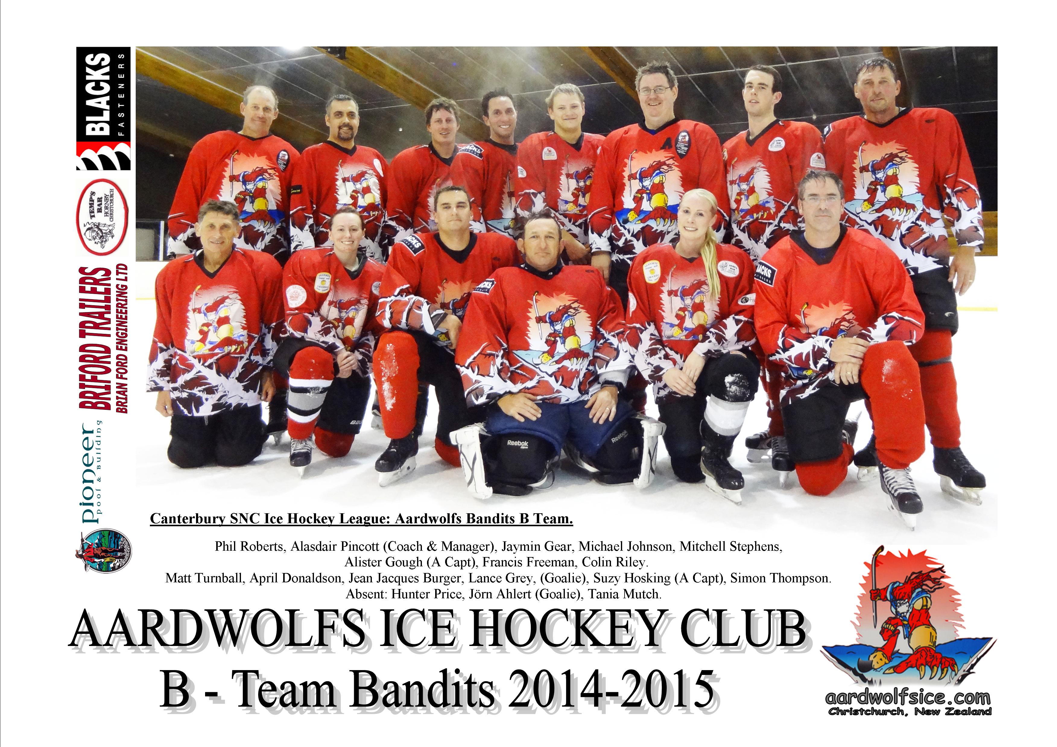 Aardwolf Bandits Team 2014 -2015